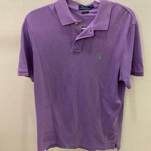 Purple Polo (Ralph Lauren) With Green Logo
